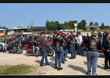 Group of 500 bikers ride across Michigan to create PTSD awareness