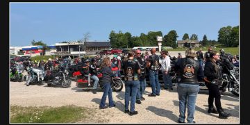 Group of 500 bikers ride across Michigan to create PTSD awareness