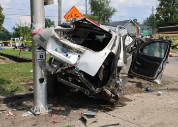 Arrest made after crash injures 8 individuals near downtown Indianapolis