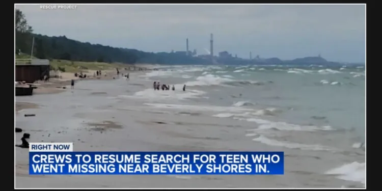 Search Efforts Continue for Minnesota Teen Missing in Lake Michigan Near Beverly Shores, Indiana