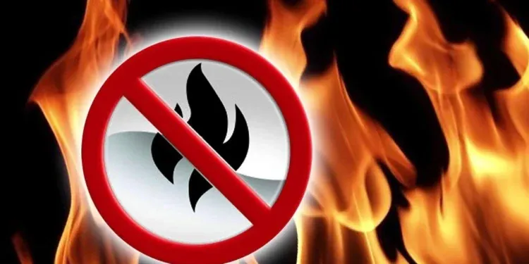 Burn bans issued by local counties