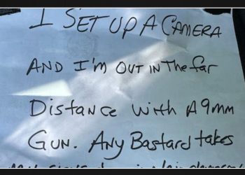 Charges filed against Michigan man for leaving threatening note with Trump sign