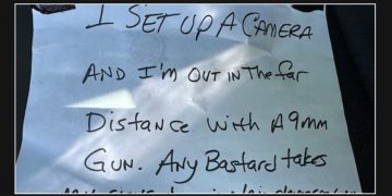 Charges filed against Michigan man for leaving threatening note with Trump sign