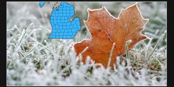 Michigan Set to Experience Frigid Fall Temperatures due to Massive Cool Down